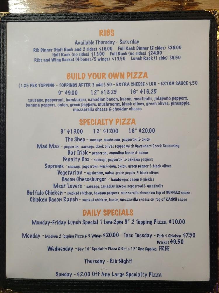 Plaza Pub Menu image 1